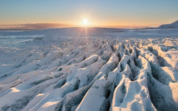 Sunset on Iceland